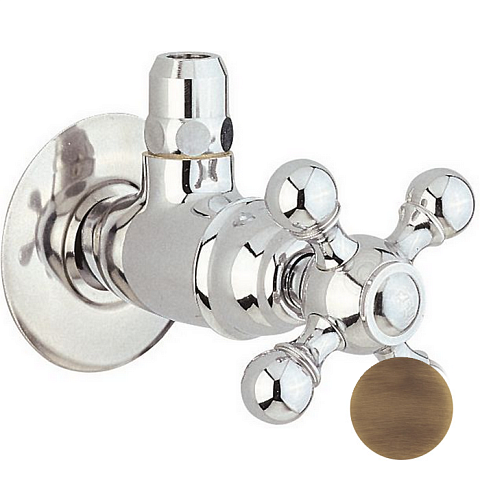 CISAL Угловой вентиль 1/2", цвет бронза (акция на товар из наличия), AR00146027 Акция