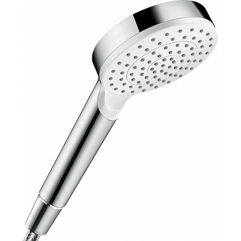 Hansgrohe HG Crometta Ручной душ d100мм, 1jet, EcoSmart, цвет: белый/хром, 26334400