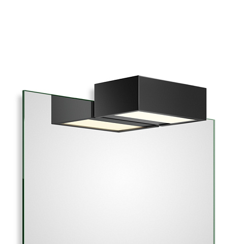 Decor Walther Box 1-15 N LED Светильник на зеркало 15x10x5см, светодиодный, 1x LED 18.4W, цвет: черный матовый, 0419760