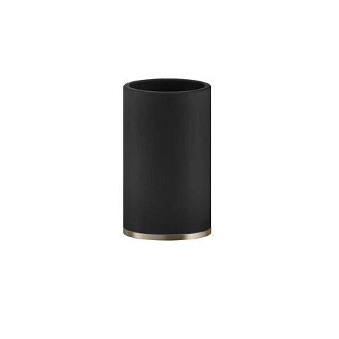 GESSI INCISO Стакан настольный, цвет: черный/finox, 58532#149