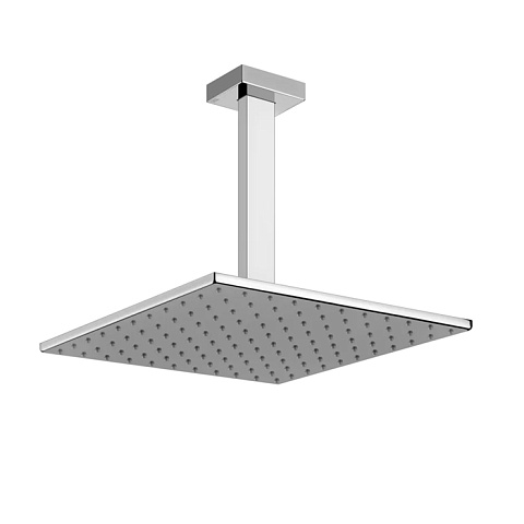 Gessi Rettangolo Верхний душ для потолочного крепления 300x300мм, цвет: хром, 15186#031