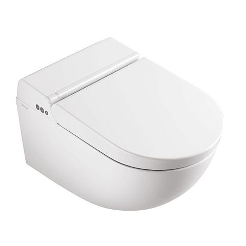 Catalano Cataclean Унитаз-биде подвесной 59x38 с крышкой, покрытие Cataglaze+, белый глянцевый (стар. артикул - 1VS59CCLC00) (состоит из 2-х коробок), 01-1111590001
