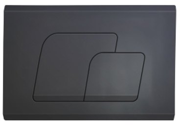 Кнопка смыва для инсталляции CeramaLux MC-012, чёрный матовый