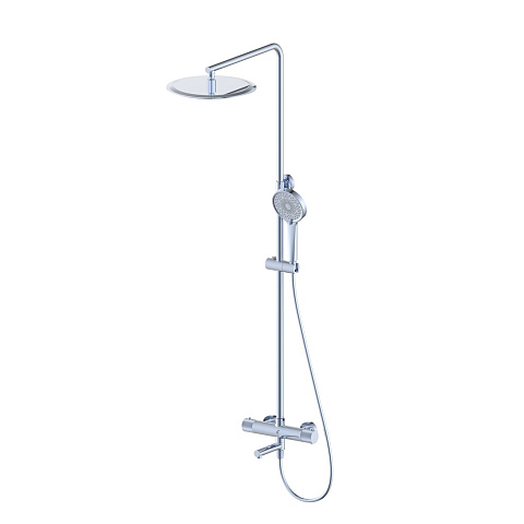 Душевая стойка с термостатом Oliveeka Y OL-739902-CR, хром