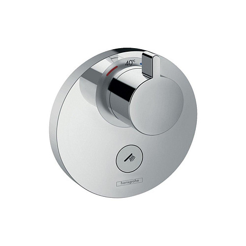 Hansgrohe HG ShowerSelect S Встраиваемый термостат для душа, 1 источник + кнопка для ручн.душа, (внешняя часть) цвет: хром, 15742000