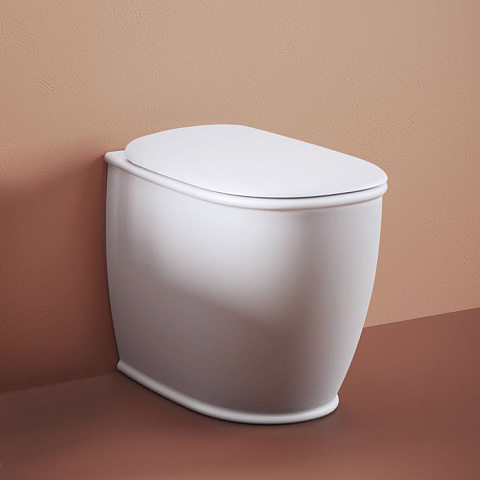 Artceram ATELIER Унитаз напольный, 52х37хh42см, безободковый, слив универсальный, с крепежом, цвет: белый, ATV002 01 00