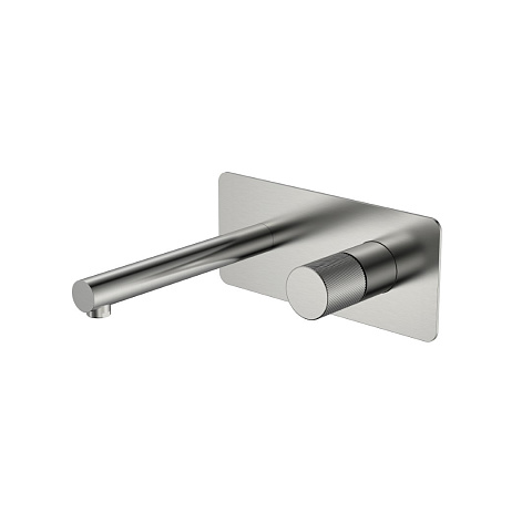 Смеситель Boheme STICK из стены NIKEL BRUSH SPIRALE 125-NB.4
