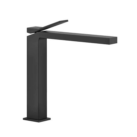 Gessi Rettangolo K Смеситель для раковины на 1 отверстие, излив 213мм, цвет: черный, 53004#299