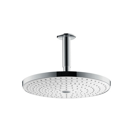 Hansgrohe HG Raindance Select S Верхний душ d300мм, 2jet (Rain, RainAir), G1/2, шарнирное соединение, потолочный, цвет: белый/хром, 27337400