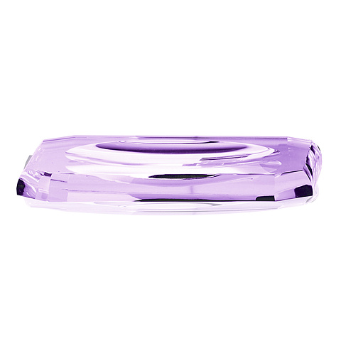 Decor Walther Kristall KS Лоток для расчесок, хрустальное стекло, цвет: фиолетовый, 0924080