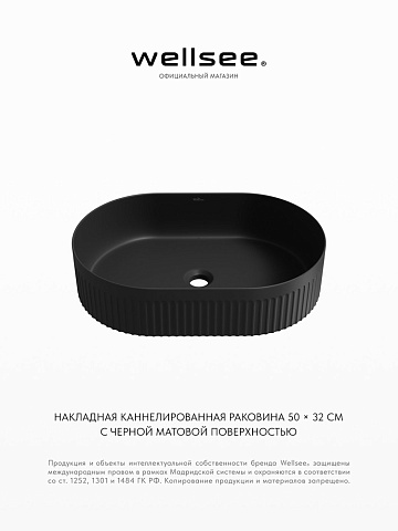 Накладная раковина для ванной Wellsee Festive Fox 2.0 319612000