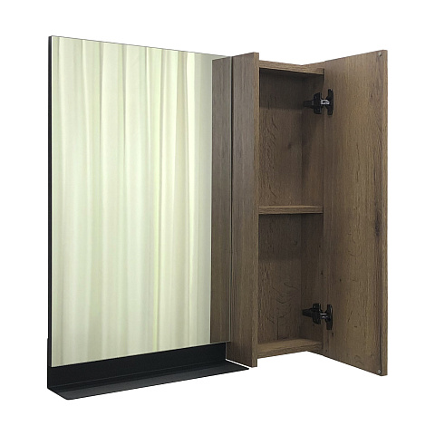 Comforty. Зеркало-шкаф "Кёльн-75" дуб темный 00004149061