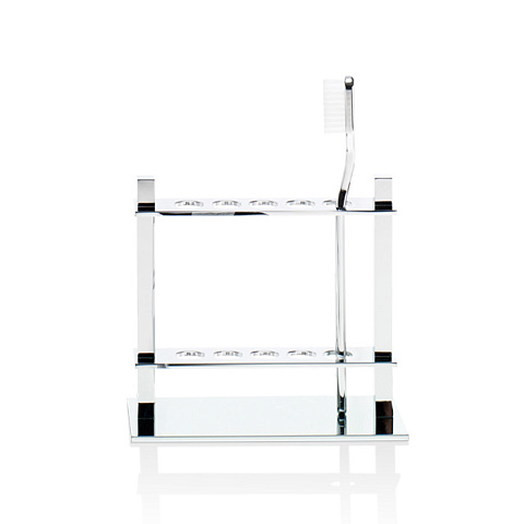 Decor Walther DW 330 Держатель для зубных щёток 15x7x13.5см, настольный, цвет: хром, 0817700