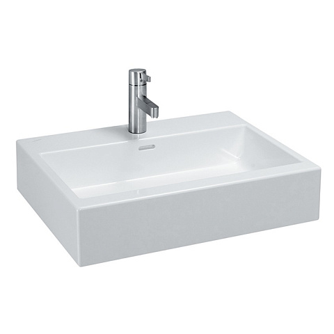 Laufen Living City Раковина 600х460х140мм с 1 отв. под смеситель, цвет: белый, 8.1743.3.000.104.1