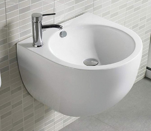 Раковина подвесная CeramaLux 500F 490×470 мм, белый