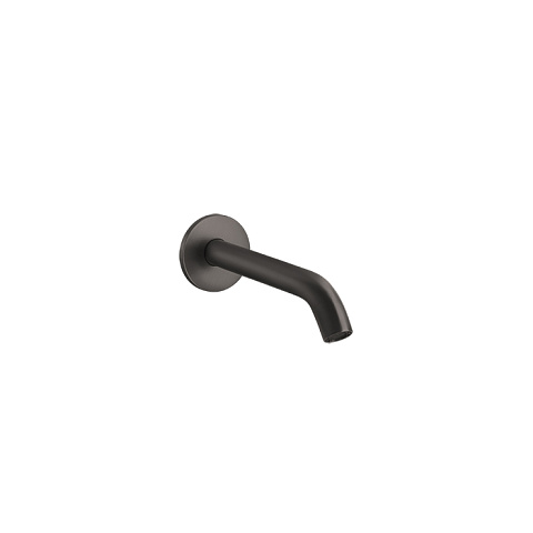 GESSI 316 Настенный излив 146мм на 1/2”, комбинируемый с удаленным управлением (не входит в комплект), цвет: brushed black metal pvd, 54010#707