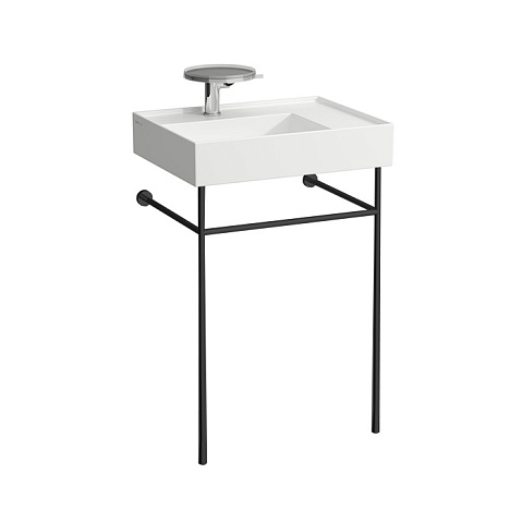 Laufen Kartell Консоль для раковины 810334/5, 535х440х790мм, цвет: черный матовый (НЕ производится!), 3.8533.5.450.000.1