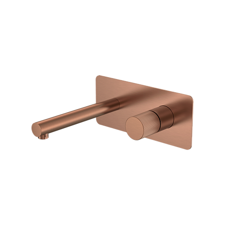 Смеситель Boheme STICK из стены COPPER BRUSHED ручка LINEA 125-CB.3
