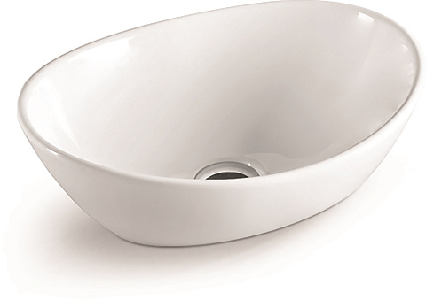 Раковина керамическая (накладная) SantiLine SL-1016