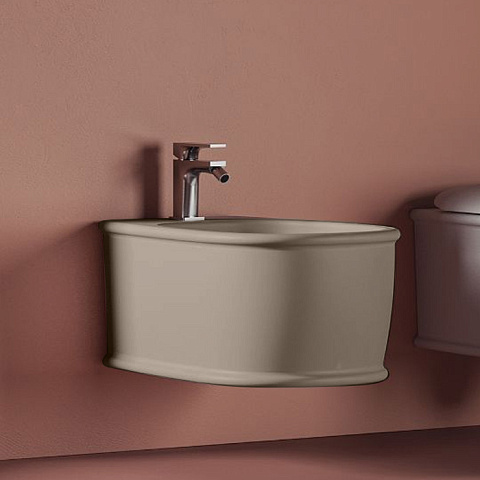 Artceram ATELIER Биде подвесное 52х37см, с 1 отв под смеситель, цвет: matera (Спеццена с нашего склада!), ATB001 41 00 *1