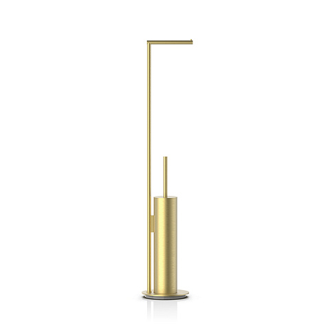 Decor Walther Mikado SBK Напольная стойка с ершиком и бумагодержателем, цвет: латунь, 0522311