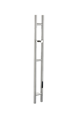 Полотенцесушитель электрический 2-трубы круглый Boheme CHROME 729-CR