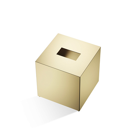 Decor Walther Cube KB 83 Диспенсер для салфеток 13.3x13.3x13.5см, цвет: золото матовое, 0845682
