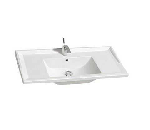 Раковина встраиваемая CeramaLux 840-100 1010×470 мм, белый