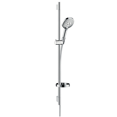 Hansgrohe HG Raindance Select S Душевой набор: штанга 900mm, ручной душ 120, 3jet (Rain, RainAir, WhirlAir), мыльница, шланг, цвет: хром, 26631000