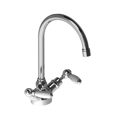 Stella Italica Leve Смеситель для мойки на 1 отверстие 3230, цвет: хром, IL 04000 CR00