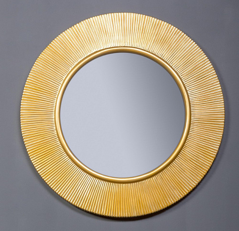 Зеркало Boheme SHINE золото глянец с подстветкой d82 528-G light