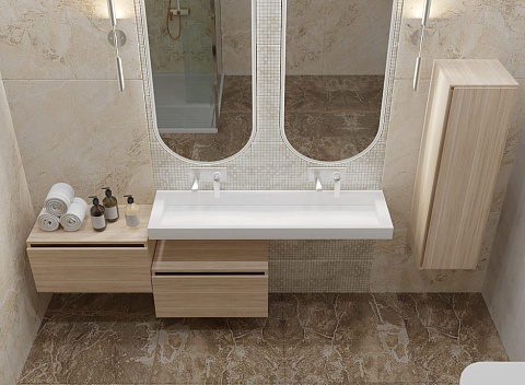 Ящик под столешницу 60см Armadi Art LIGHT OAK VALLESSI UNO-S 897-060-L