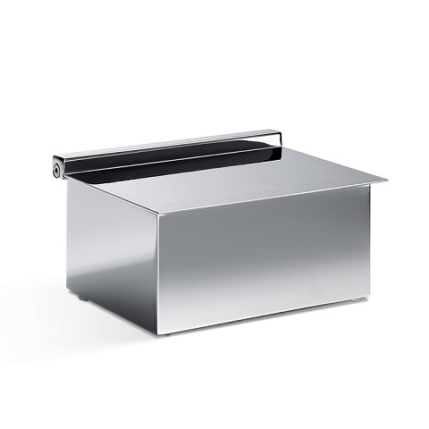 Decor Walther FB 3 Бокс для влажных салфеток 14.5x11.5x8см, настольный, цвет: хром, 0839800