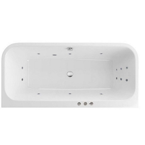 Ванна EXCELLENT Arana 180x85 "SMART" (хром)