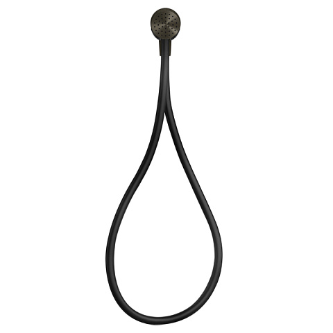 Gessi Hi-Fi Душевой магнитные комплект, состоящий из вывода воды, держателя, Darkflex шланга 1,50 м и лейки, цвет: Aged Bronze, 63199#187
