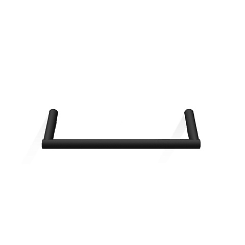 Decor Walther Mikado HTE20 Полотенцедержатель 20см, цвет: черный матовый, 0520660