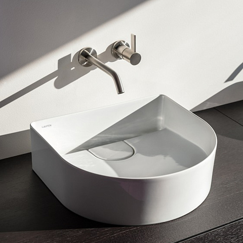 Laufen Sonar Раковина 410x365х130мм без перелива, без отв. под смеситель, цвет: белый, 8.1234.2.000.112.1