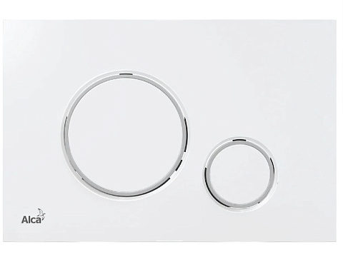 Кнопка смыва AlcaPlast THIN M770 белый / хром глянцевый