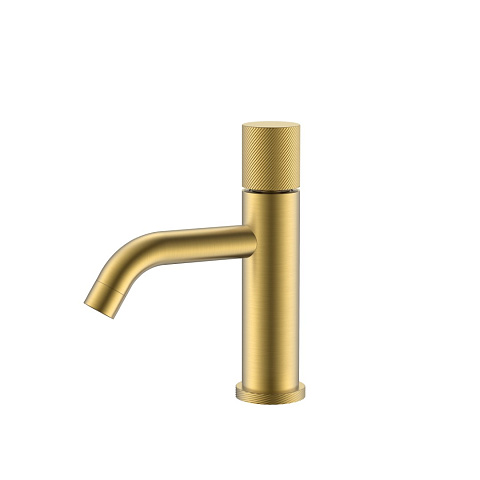 Смеситель Boheme STICK для умыв. низ. Matt Gold SPIRALE 121-MG.4