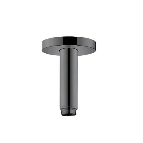 Hansgrohe HG Потолочное подсоединение верхнего душа 100мм, цвет: шлифованный черный хром, 27393340