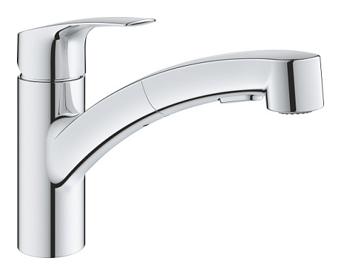 Смеситель для кухни Grohe Eurosmart 30305001 с выдвижной лейкой, хром