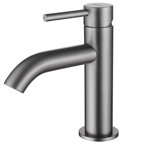 Смеситель ABBER Wasser Kreis AF8110NG для раковины, оружейная сталь
