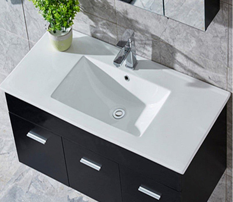 Раковина встраиваемая CeramaLux 9090E 915×465 мм, белый
