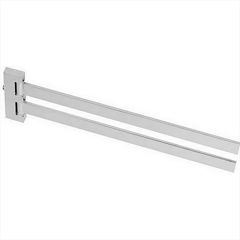 CISAL Accessori Bagno Полотенцедержатель двойной 36 см, цвет хром (акция на товар из наличия), QU09021021 Акция