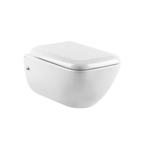 GESSI Унитаз подвесной 540х358 мм., в комплекте с крышкой-сиденьем с механизмом Soft Close, фурнитура хром, цвет белый глянцевый, 39113#518
