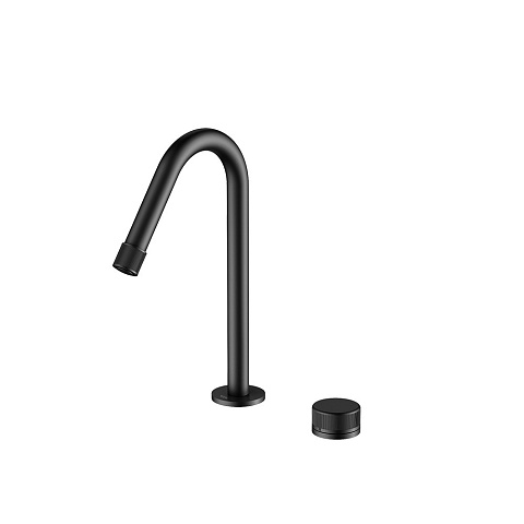 Смеситель для раковины Black&White Gravity GF-7108-MB, чёрный матовый