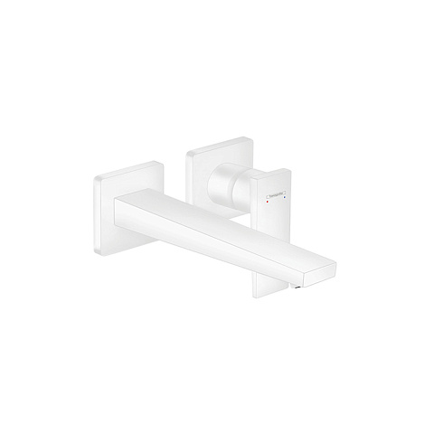 Hansgrohe HG Metropol Встраиваемый смеситель для раковины, излив 225мм (внешние части), цвет: белый матовый, 32526700