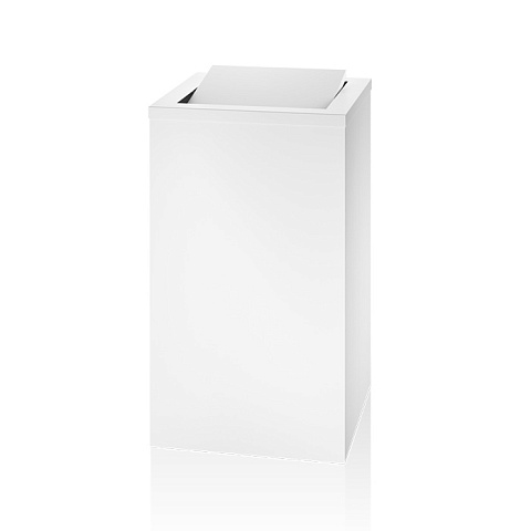 Decor Walther DW 215 Корзина для белья 32x32x58см, цвет: белый матовый, 0610950