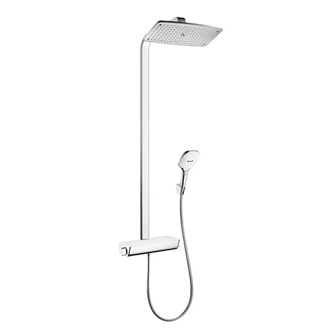Hansgrohe HG Raindance Select 360 Showerpipe Душевая система, диаметр верхнего душа 360 мм, термостат, лейка, Цвет: хром/белый, 27112400