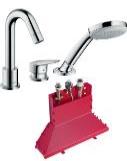 Смеситель для ванны на на 3 отверстия Hansgrohe Logis (комплект) 71310000S